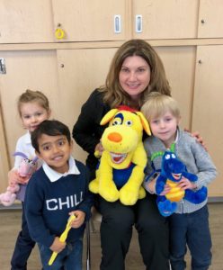 Peggy at Grey Matter Montessori School | Northern Hills Dental | NW Calgary